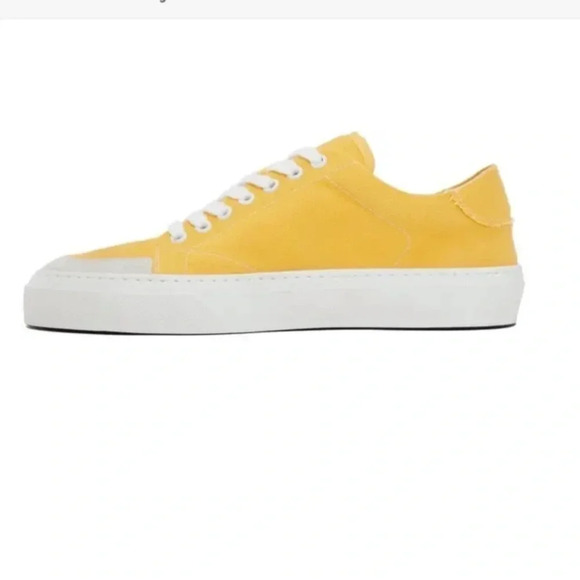 John Elliott Mens/Youth Haze Low Canvas In Canary Italian Made EU 41 US 8 - Picture 11 of 14